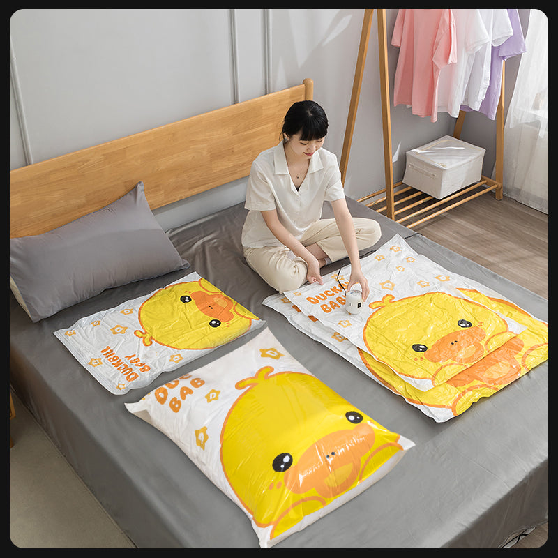 BOSHUO high-quality vacuum seal storage bags feature an extra-thick design, ideal for storing clothes. They offer a waterproof seal, perfect for travel, are reusable, and come with a pump.