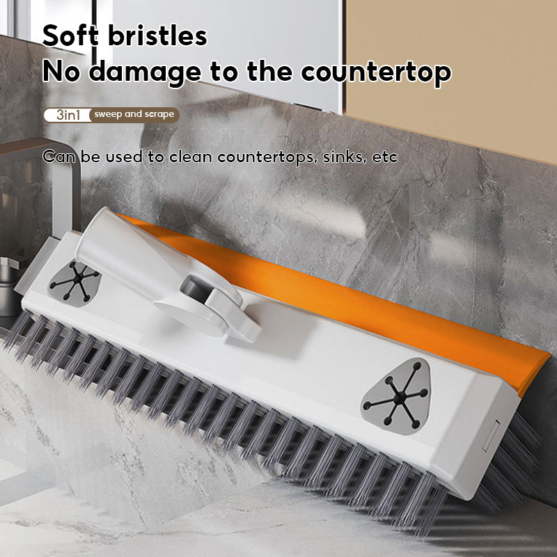 Boshuo Floor Brush Bathroom Brush , Multifunctional Floor Slit Brush, Bathroom Tile Cleaning Brush