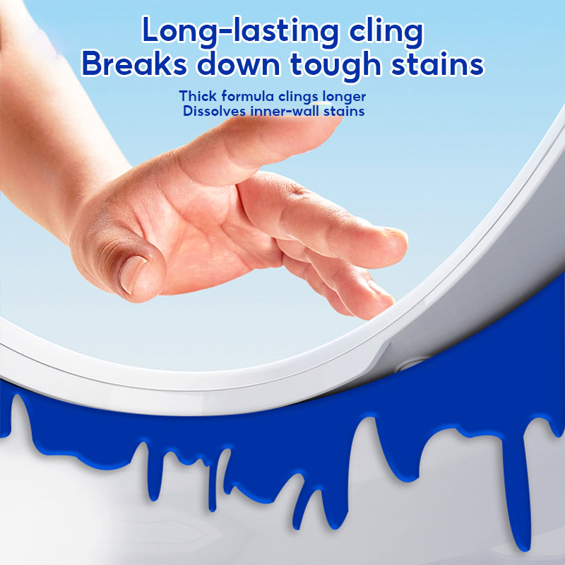 BOSHUO Toilet Bowl Cleaner Toilet Disinfectant No Scrubbing Required Kills 99% Of Germs Removes Stains