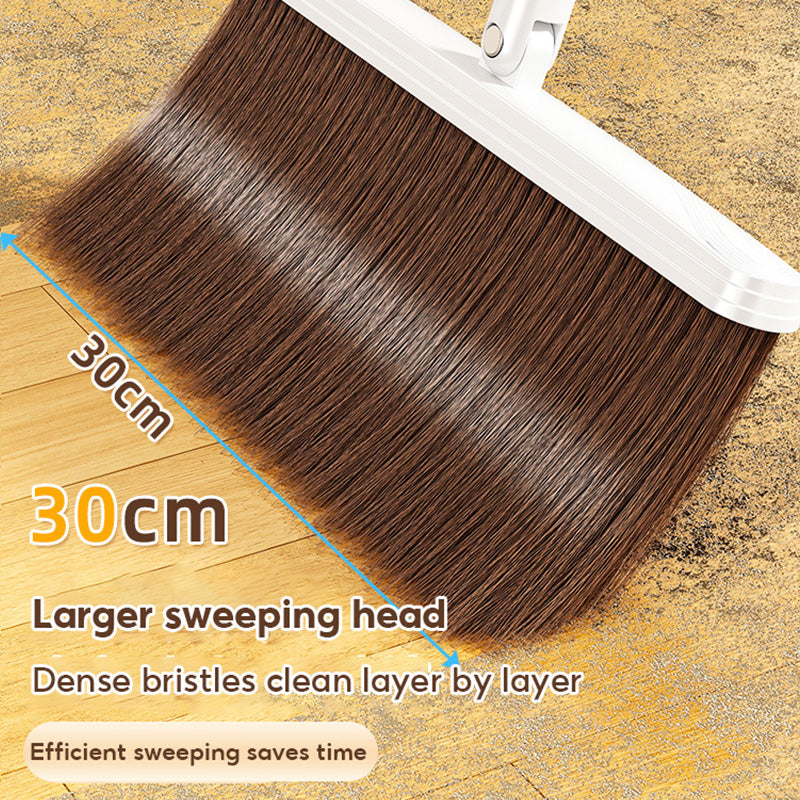 BOSHUO 2026 New Household  Sweeping Artifact Does Not Stick To Hair Lazy Broom Garbage Shovel Broom Dustpan Set-B style