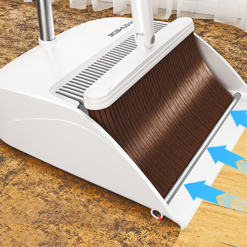 BOSHUO 2026 New Household  Sweeping Artifact Does Not Stick To Hair Lazy Broom Garbage Shovel Broom Dustpan Set-B style