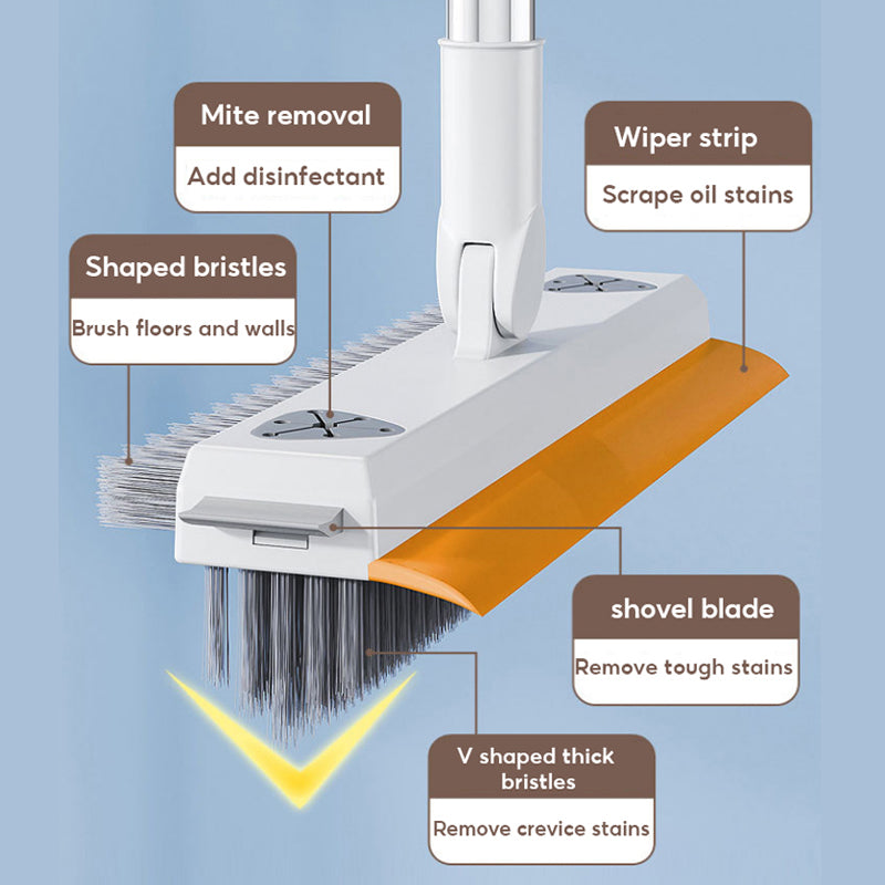 Boshuo Floor Brush Bathroom Brush , Multifunctional Floor Slit Brush, Bathroom Tile Cleaning Brush