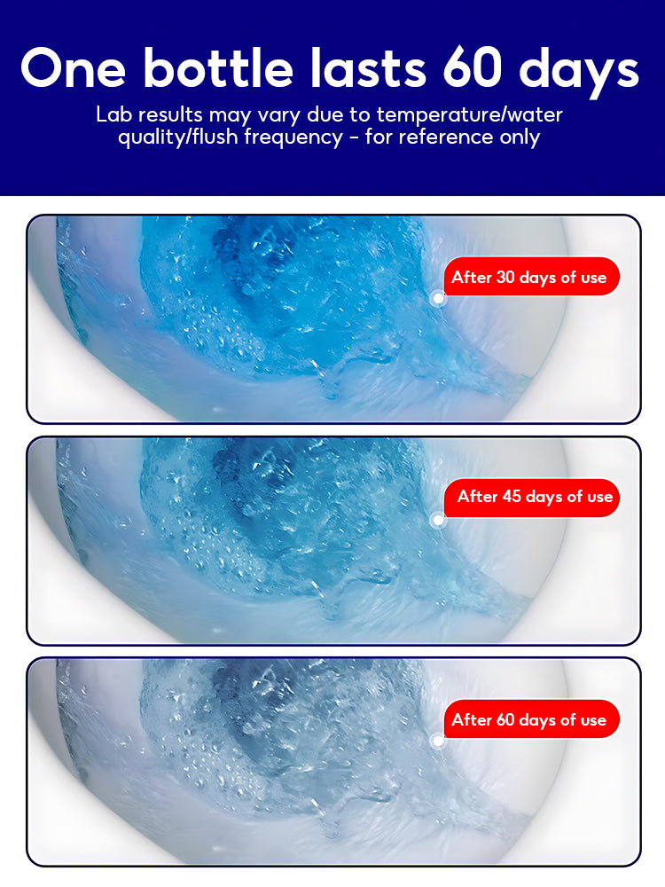 【200g 1 bottle use 60 days】Toilet bowl Cleaner Cleaning Agent Water Tank Insert Automatic Bowl Flush Cleaner