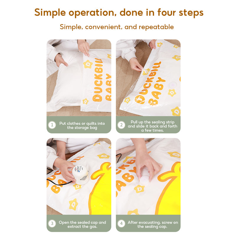 BOSHUO high-quality vacuum seal storage bags feature an extra-thick design, ideal for storing clothes. They offer a waterproof seal, perfect for travel, are reusable, and come with a pump.